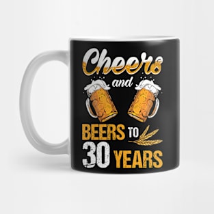 Cheers And Beers To My 30 1989 30th Birthday Mug